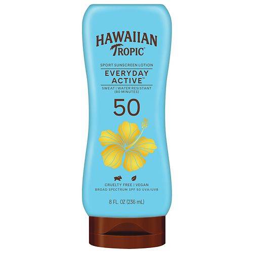 Hawaiian Tropic Lotion Sunscreen SPF 50 - 8.0 fl oz