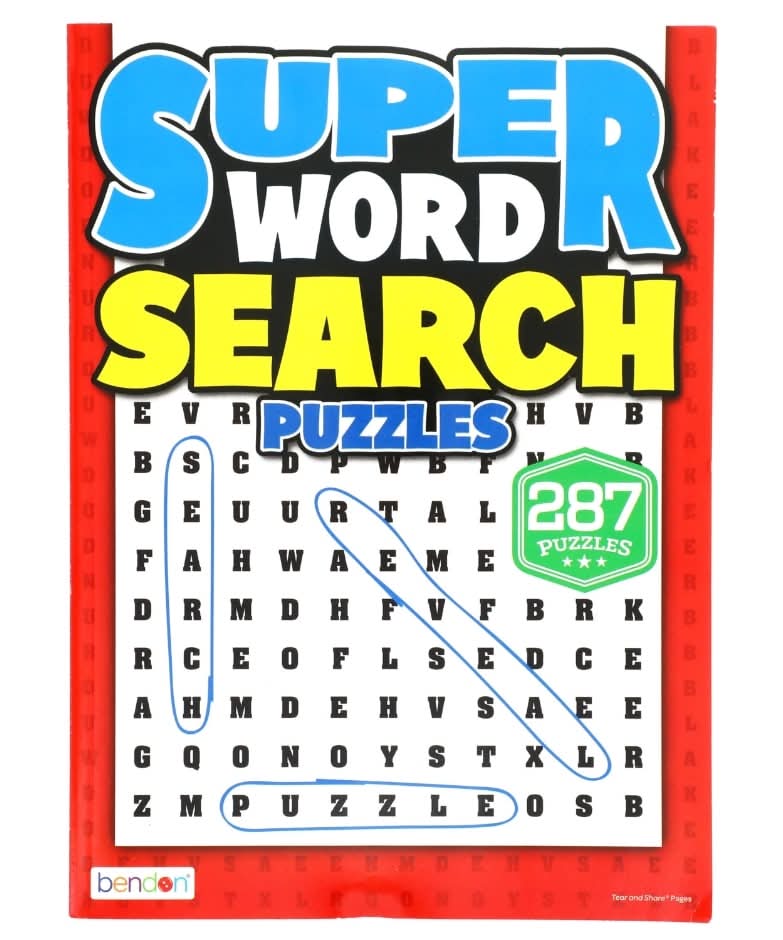 Bendon Large Print Word Search Puzzle Books