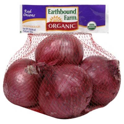 Organic Onions Red Prepacked