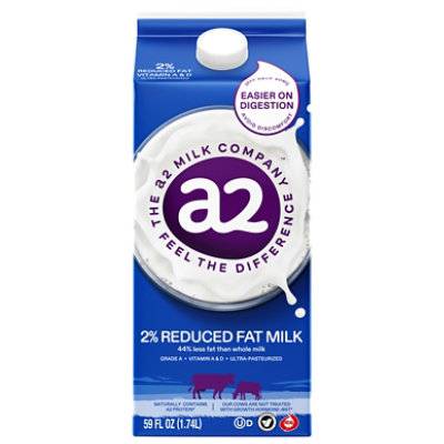 A2 Milk 2% Reduced Fat Milk (59 fl oz)