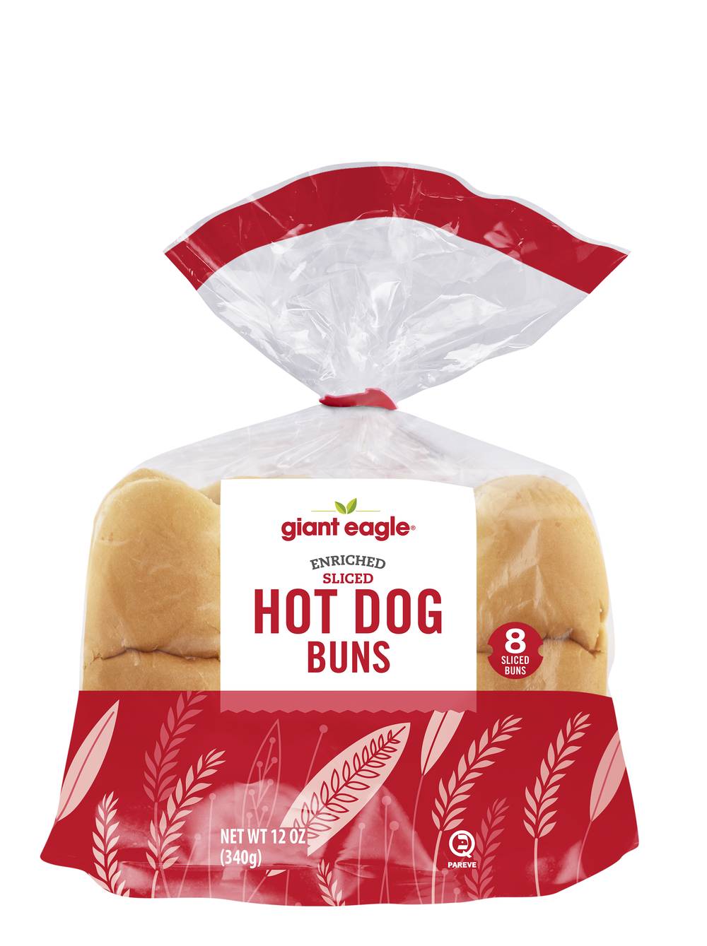 Giant Eagle Enriched Sliced Hot Dog Buns