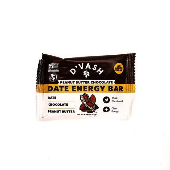 Dvash Date Energy Bar Chocolate Peanut Butter (1 oz)