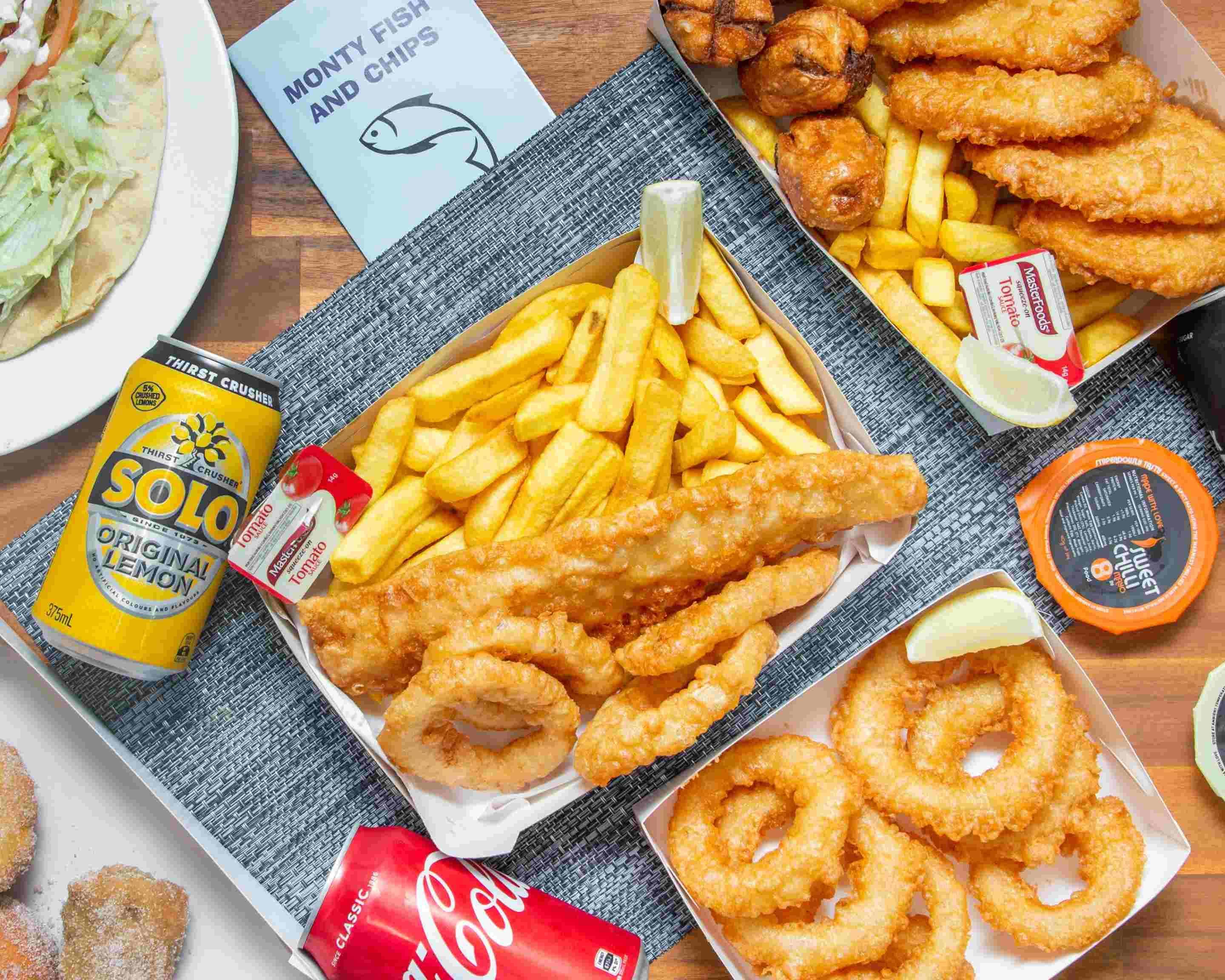 Order Monty Fish and Chips | Menu & Prices | Melbourne Delivery | Uber Eats