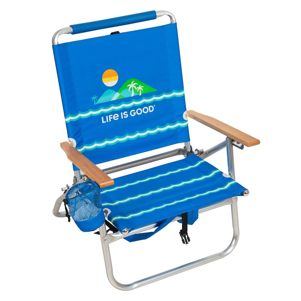 Life Is Good Easy-In Easy-Out Backpack Chair, Assorted Colors