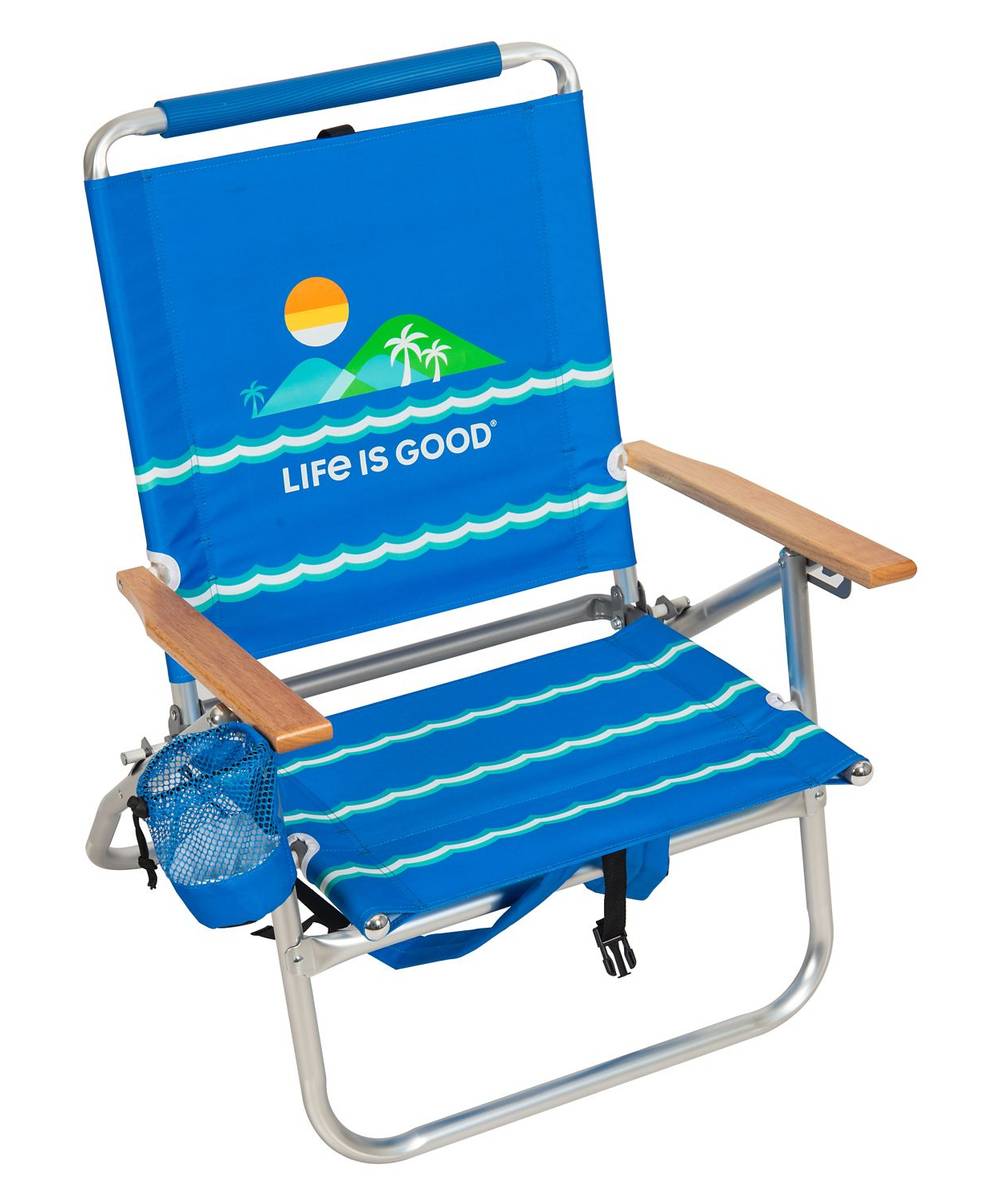 Life Is Good Easy-In Easy-Out Backpack Chair, Assorted Colors