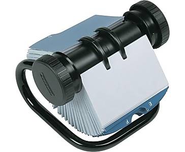 Rolodex Rotary Business Card File, 400 Card Capacity,  Black (67236)