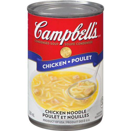 Campbell's soupe condensée au poulet et nouilles (284 ml) - chicken noodle condensed soup (284 ml)