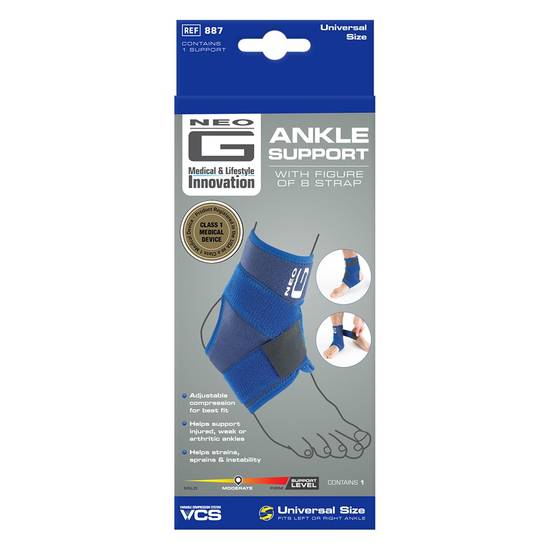 Neo G Ankle Support with Figure of 8 Strap - One Size