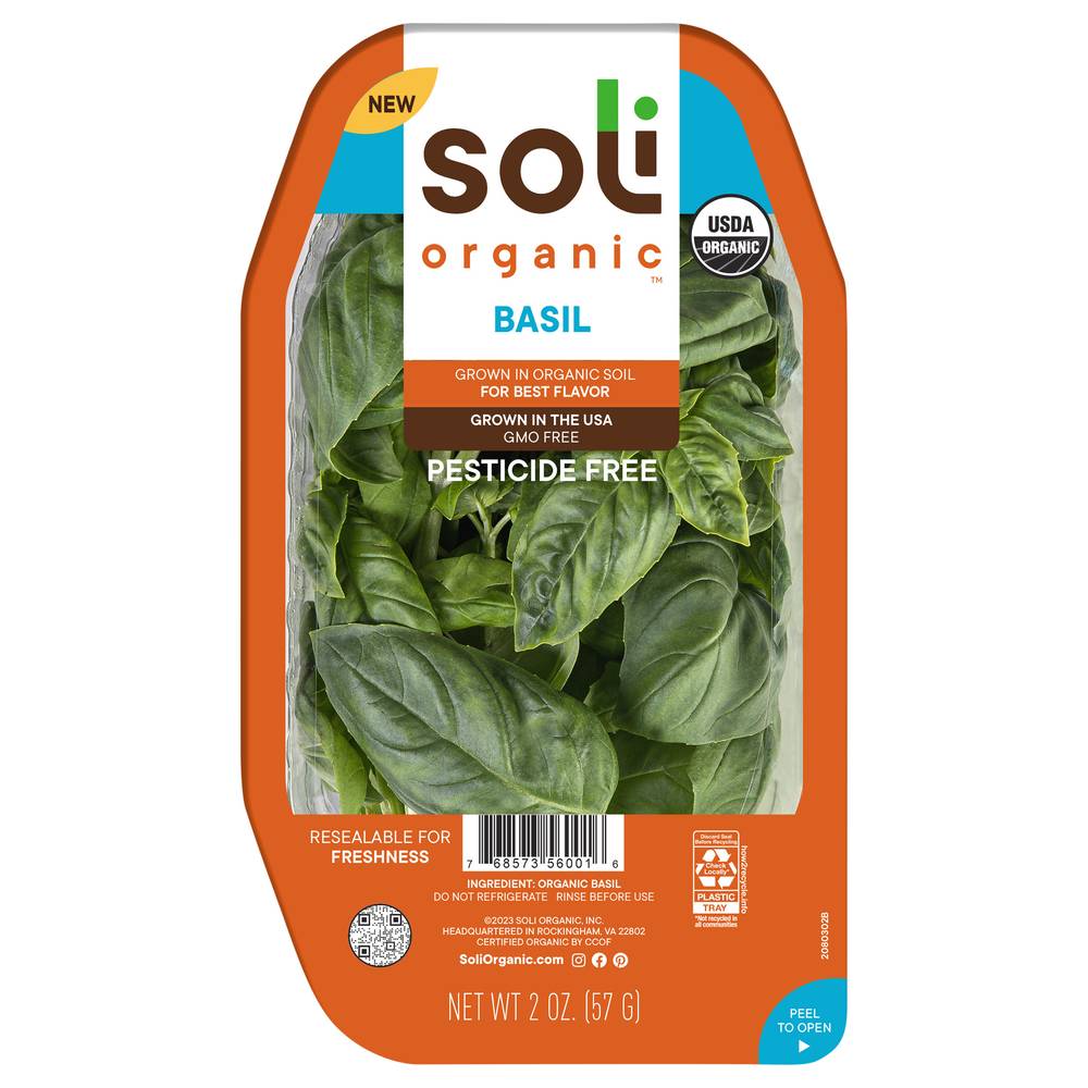 Soli Organic Indolce Basil