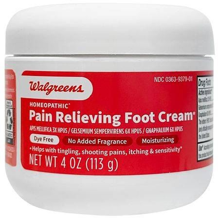 Walgreens Pain Relieving Foot Cream - 4.0 oz