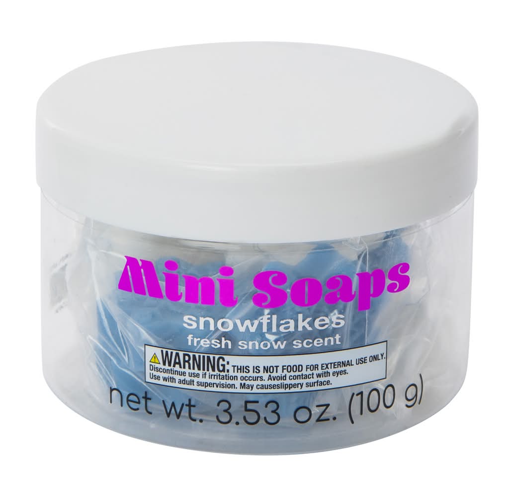Scented Mini Soaps 3.5oz Snowflake