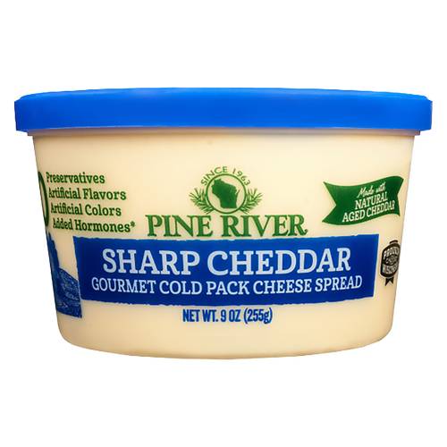 Pine River Gourmet Sharp Cheddar Cheese Spread - 9oz