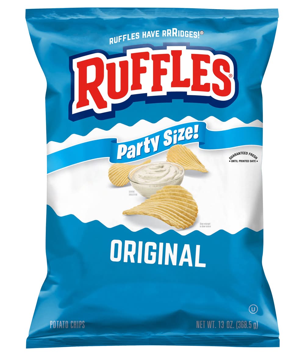 Ruffles Gluten Free Potato Chips, Original (13 oz)
