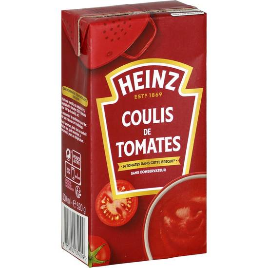 Coulis de tomates Heinz 520g