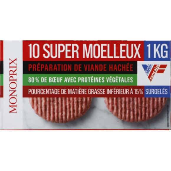 Monoprix Praration De Viande Hachee, Super Moelleux La Boite De 1Kg