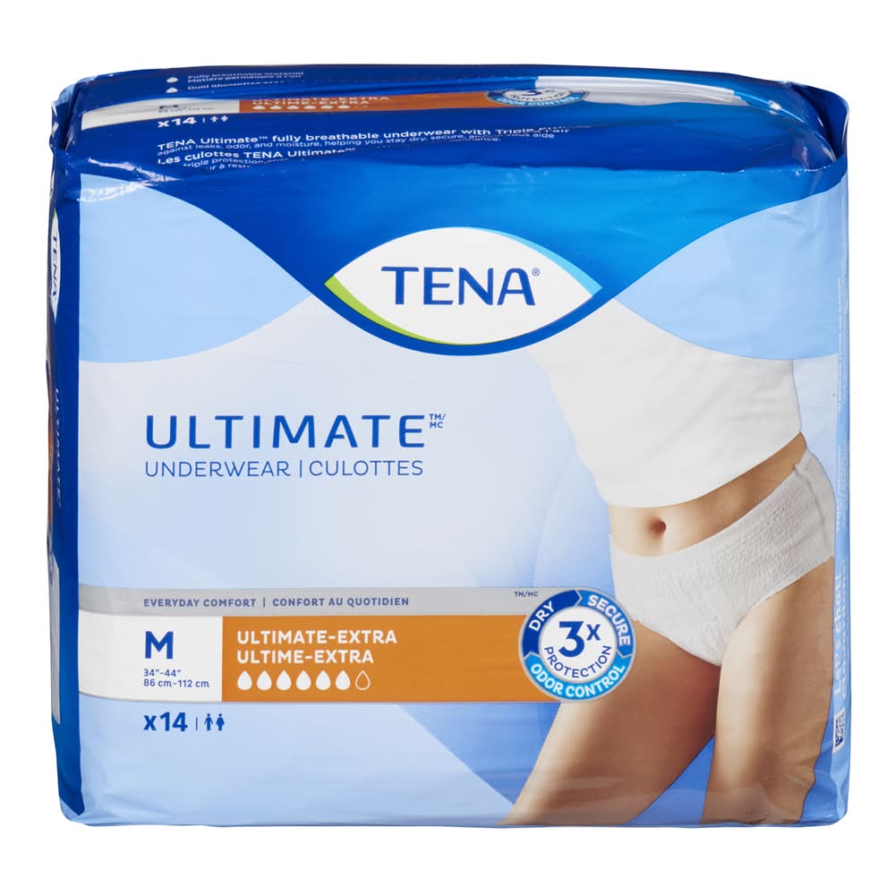 Tena culottes protectrices ultime-extra - ultimate extra protective underwear (14 unités) (unisex/m)