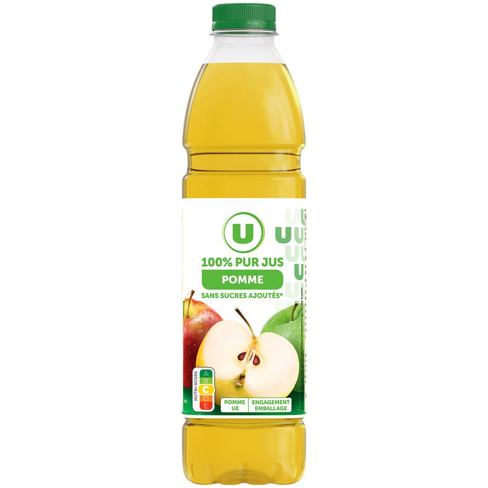 Les Produits U - U - pur jus de pomme (1L)