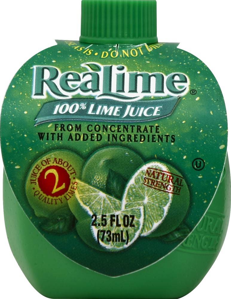 Realime · 100% Lime Juice From Concentrate (2.5 fl oz)