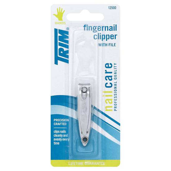 Trim Fingernail Clipper With File (1 clipper)
