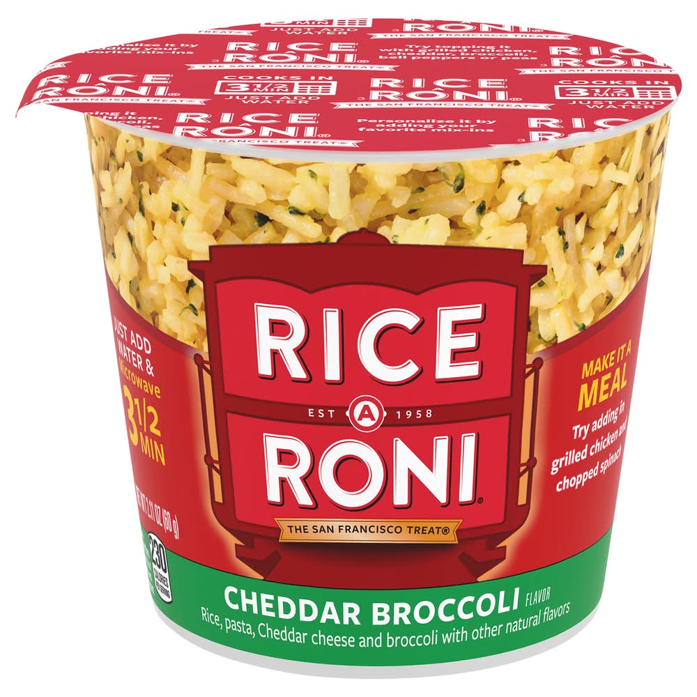 Rice-A-Roni The San Francisco Treat Rice Pasta Meal, Cheddar-Broccoli (2.1 oz)