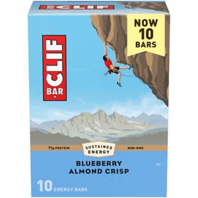 Clif Bar Energy Bars, Blueberry-Almond Crisp (10 x 2.4 oz)