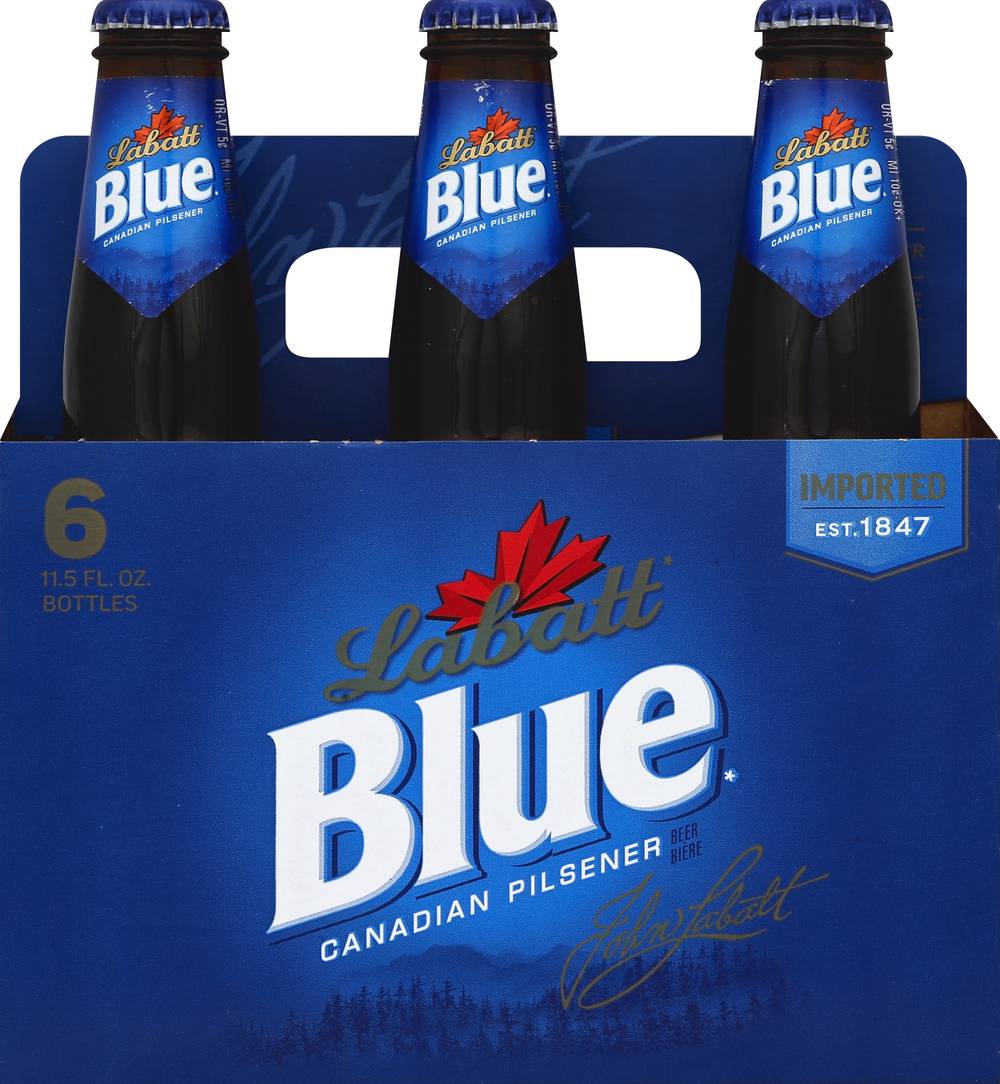 Labatt Canadian Pilsener Beer (6 x 11.5 fl oz)