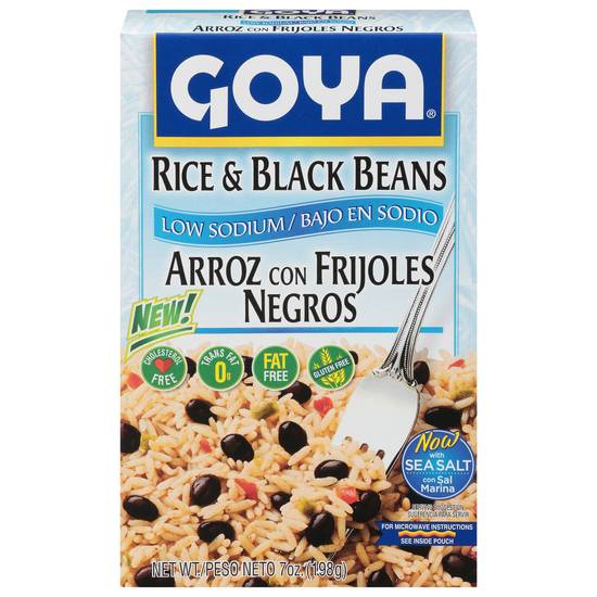 Goya Low Sodium Rice & Black Beans