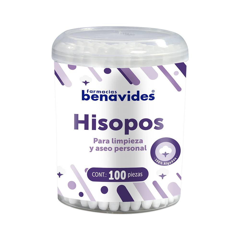 Farmacias benavides hisopos (100 un)