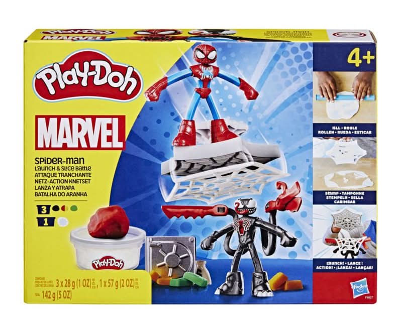 Play-Doh · Marvel masas y plastilinas lanza y atrapa spider-man