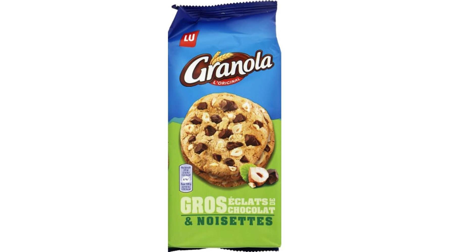 Lu - Granola cookies aux gros éclats chocolat & noisettes