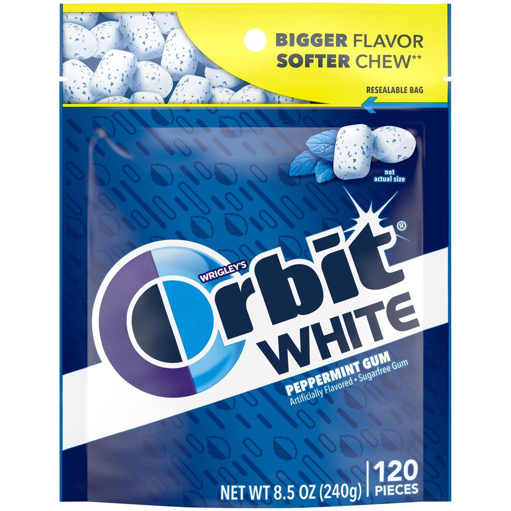 Orbit White Peppermint Gum (8.5 oz)