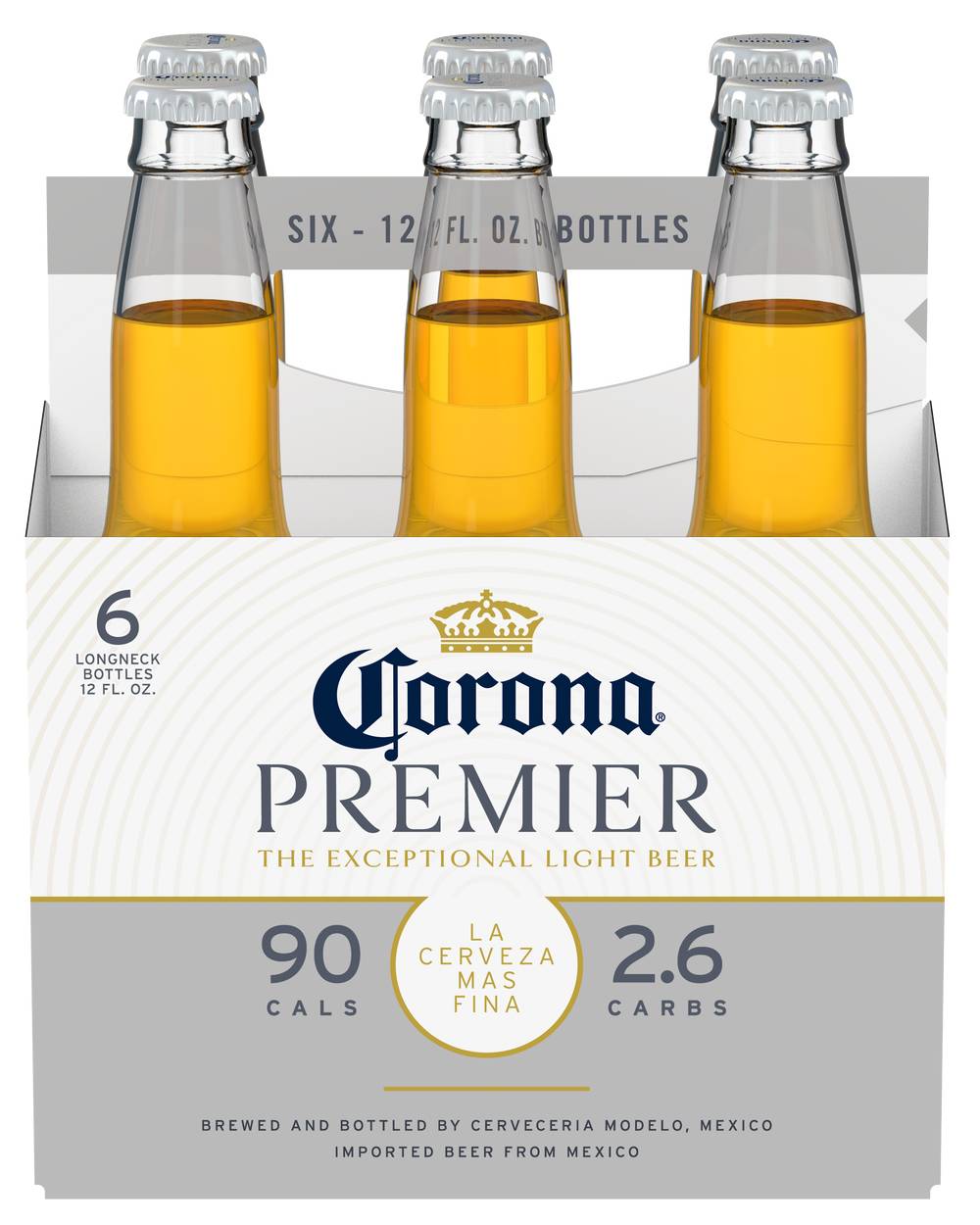 Corona Premier Light Beer (6 x 12 fl oz)