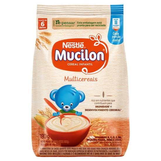 Mucilon cereal infantil multicereais (180 g)