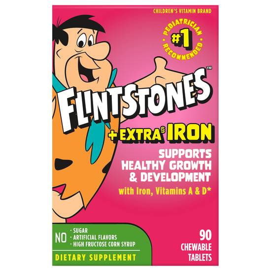Flintstones Children's Chewable Multivitamins With Iron (90 ct)