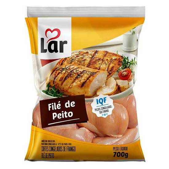 Lar filé de peito de frango congelado (700 g)