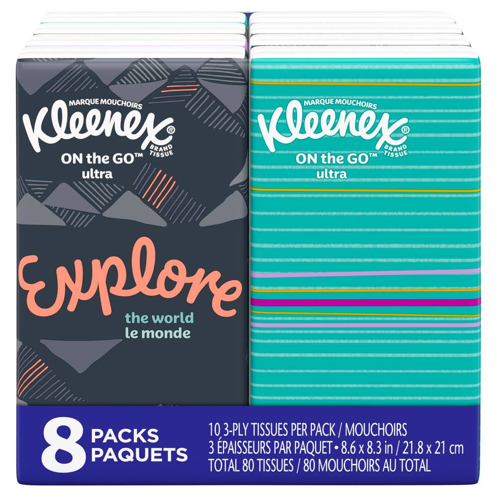 Kleenex Facial Tissue Go pack