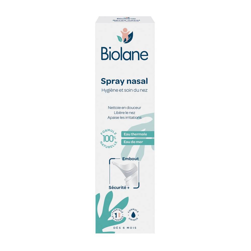 Biolane - Spray nasal nettoie en douceur apaisant (100 ml)