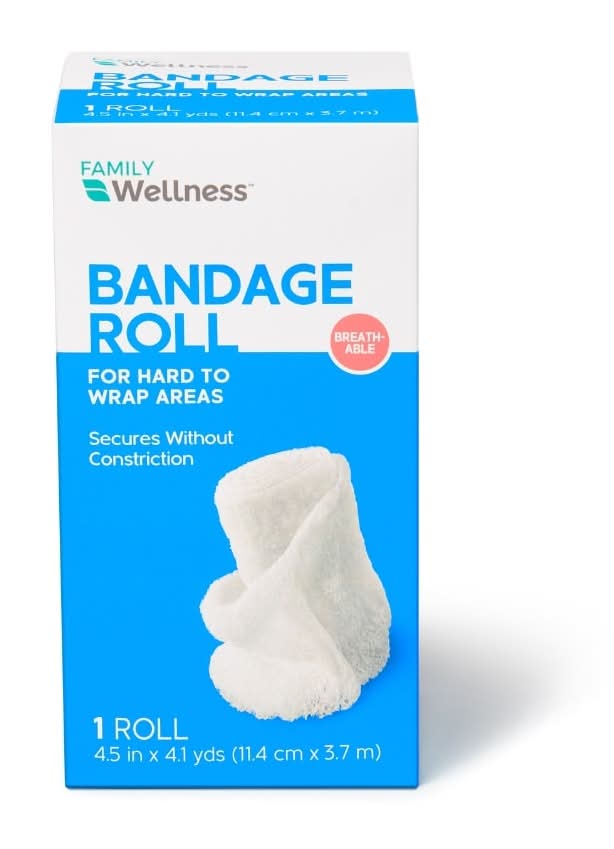 Curad Gauze Roll, 4.5 in x 4.1 yd, White