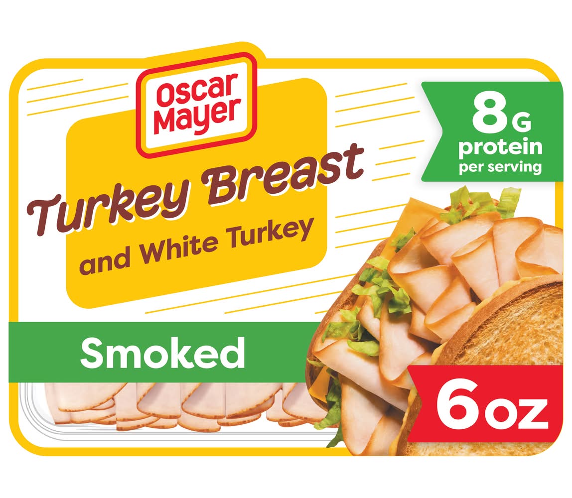 Oscar Mayer Smoked Breast and White Turkey (6 oz)