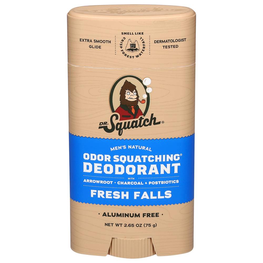 Dr. Squatch Odor Squatching Men's Natural Fresh Falls Deodorant