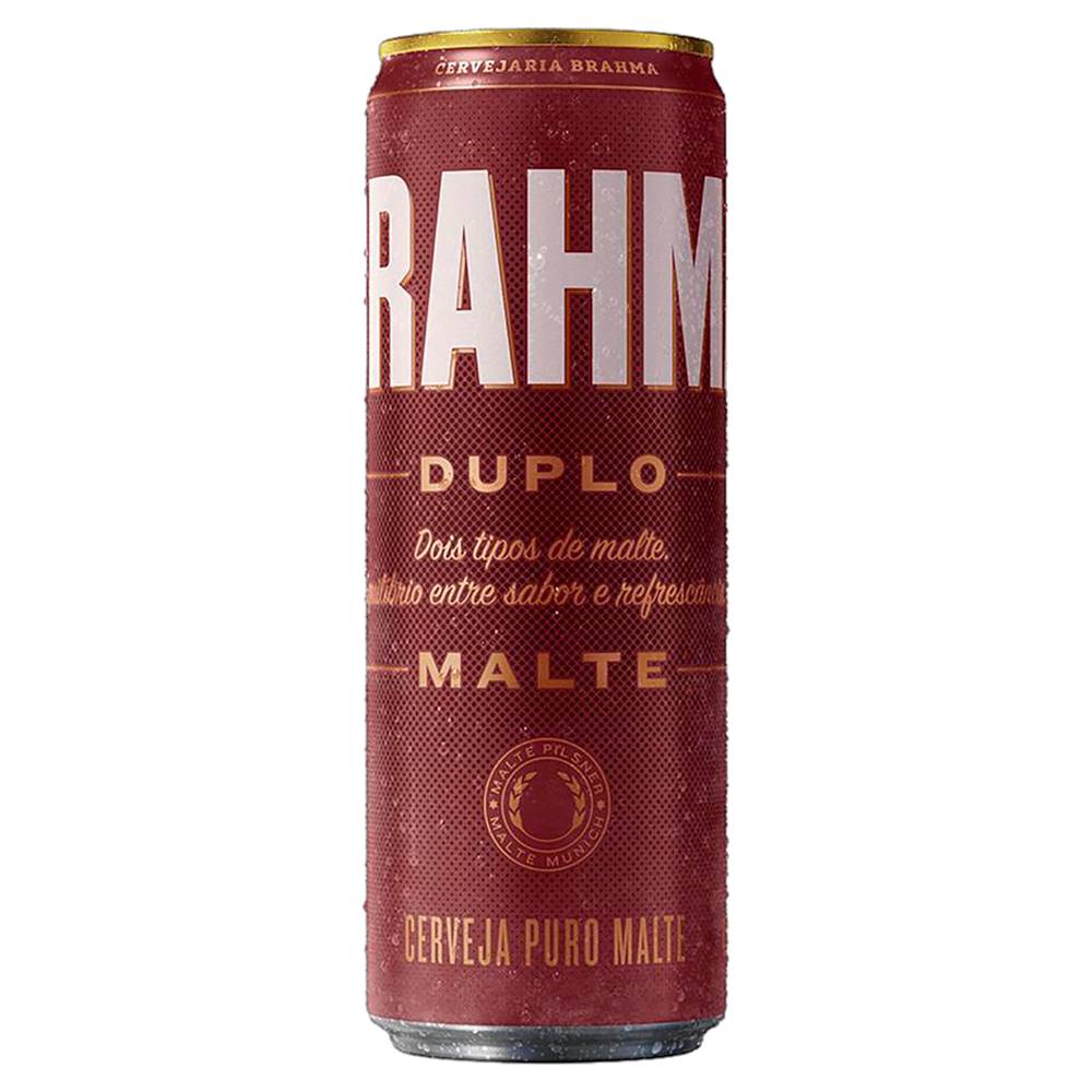 Brahma duplo malte cerveja puro malte (350 ml)