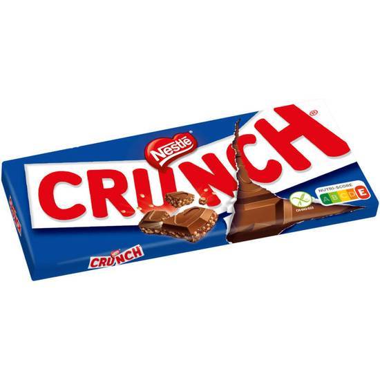 Nestle Chocolat - Crunch - Tablette de chocolat - Lait 100 g