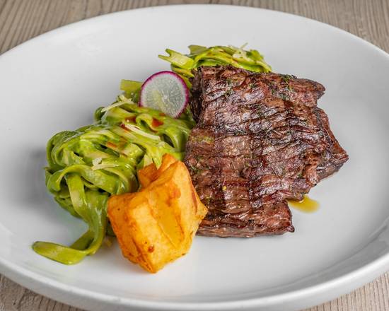 Fettuccine and Risotto  Churrasco