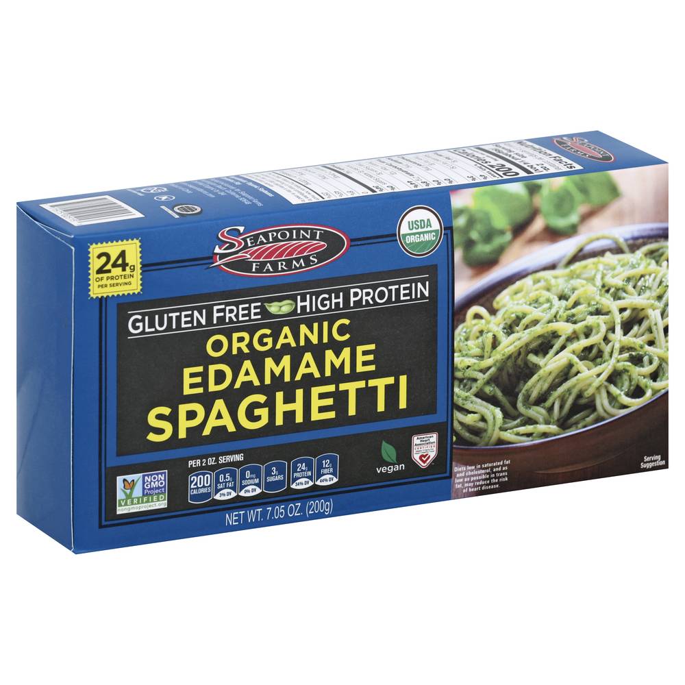 Seapoint Farms Gluten Free Organic Edamame Spaghetti (7.05 oz)