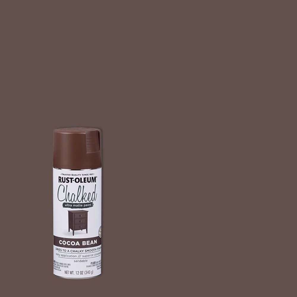 Rust-Oleum Chalked Matte Cocoa Bean Chalky Finish Paint 12 Oz