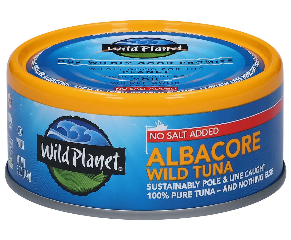 Wild Planet No Salt Added Albacore Wild Tuna (5 oz)