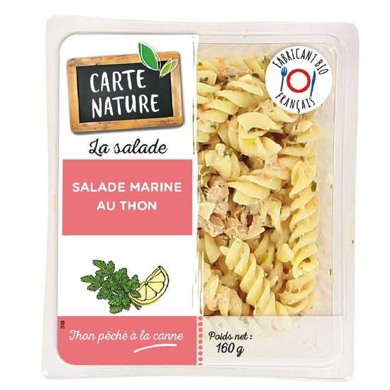 Salade thon citron 160g - CARTE NATURE - BIO