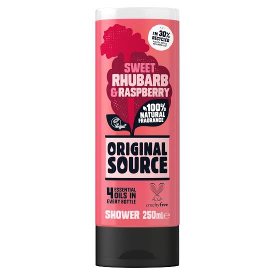 Original Source Sweet Rhubarb-Raspberry, Vegan Shower Gel