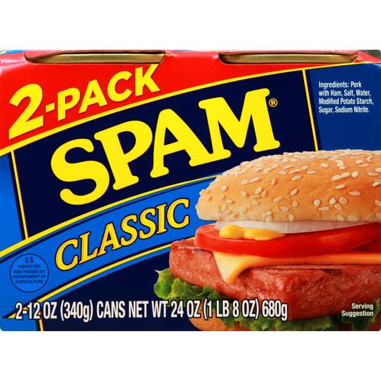 Spam Classic Luncheon Meat (2 ct)