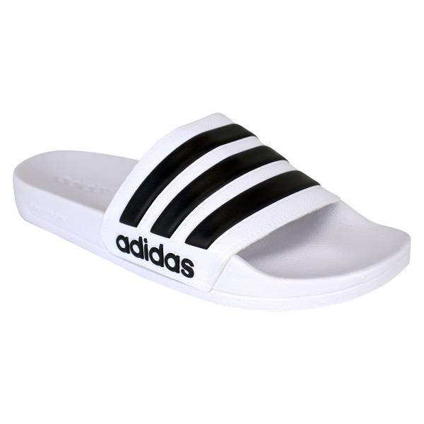 Adidas Women Adilette Shower Slide, White, 11